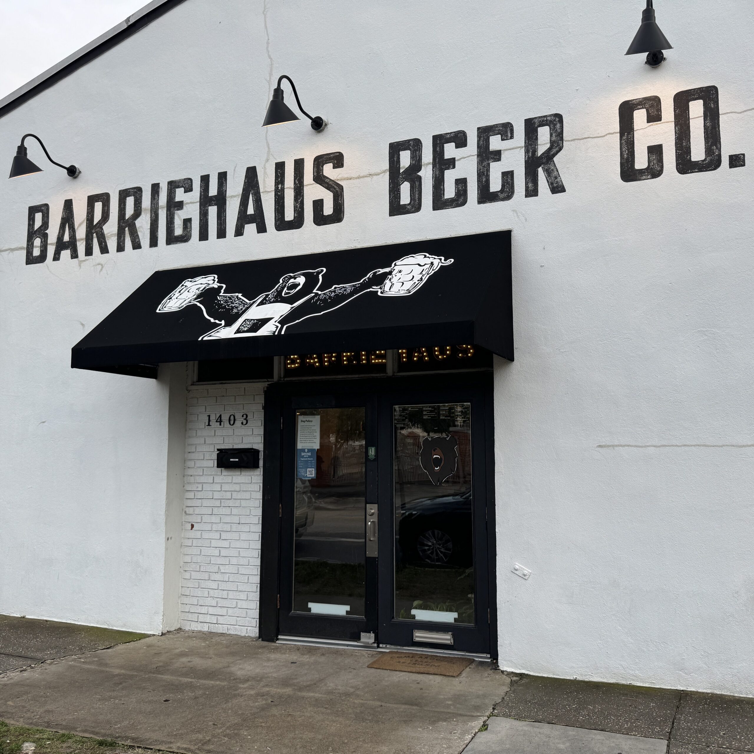 Barriechaus Beer Co. front entrance